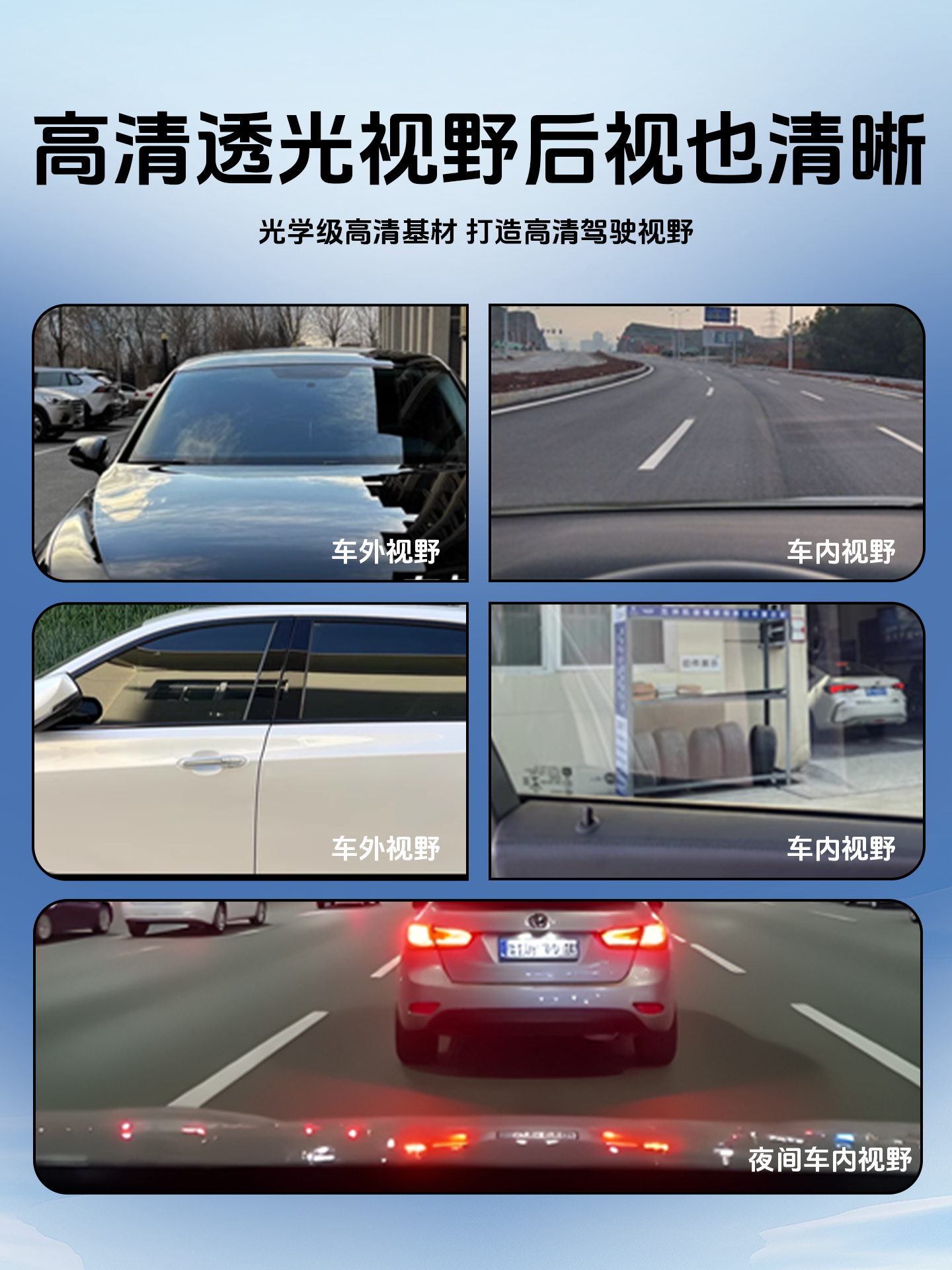Goodyear Amber 70 Full Car Film, Window Film, Car Glass Film, Solar Film, Heat Insulation Film, Privacy Film, Sun Protection Film