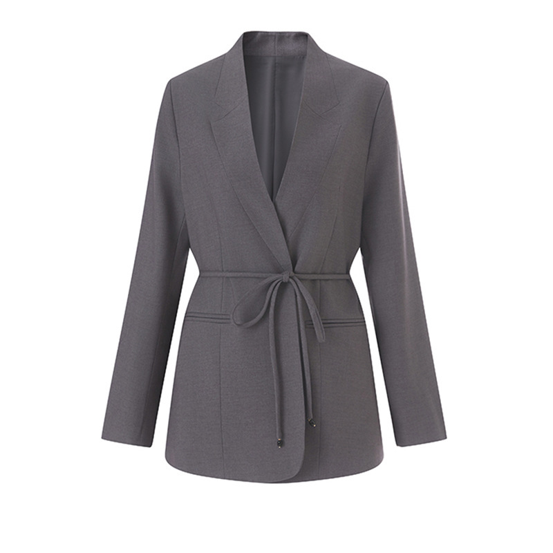 [in Stock for Quick Dispatch] Unique Design Slim-Fit Women's Belted Blazer, Slimming and Versatile for Work and Casual Wear