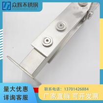 Non-standard custom-made stainless steel engineering railings column handrails hanging glass railings shopping mall guardrails villa fence accessories