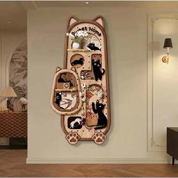 Be-07 medieval style cat hole hole board xuan jhp4 off hall bedroom decoration guest decoration painting multi-functional objects can be placed for decoration