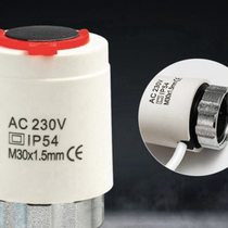 Wall-mounted boiler water and floor heating solenoid valve Danfoss electric actuator normally closed water distributor room temperature control valve