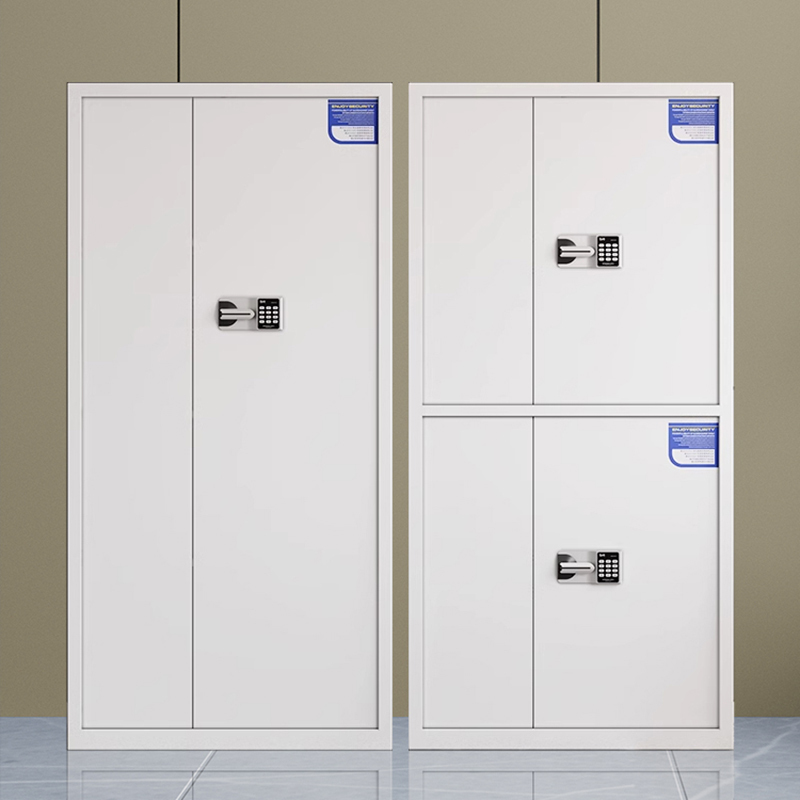 Electronic Password Safe, Metal File Cabinet, Office Fingerprint Lock, Storage, Financial Data, Archive Safe