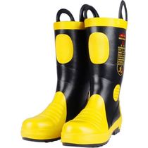 17 special rain boots for firefighting combat boots protective water shoes high temperature resistance fire protection fire extinguishing rescue fire boots 14