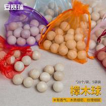 Ambisairui camphor wood block camphor wood bar wardrobe anti-insect and cockroach repellent block 20 pieces hanging 7H0QXO rope 0027