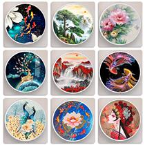 5D diamond painting full of diamond circles for living room hand-pasted bedroom entrance cross stitch