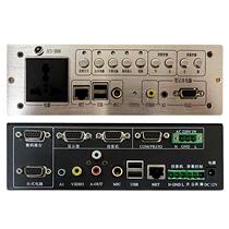 Dingqian multimedia podium classroom steel and wood combined multi-functional podium teaching desk audio-visual education curtain exhibition stand