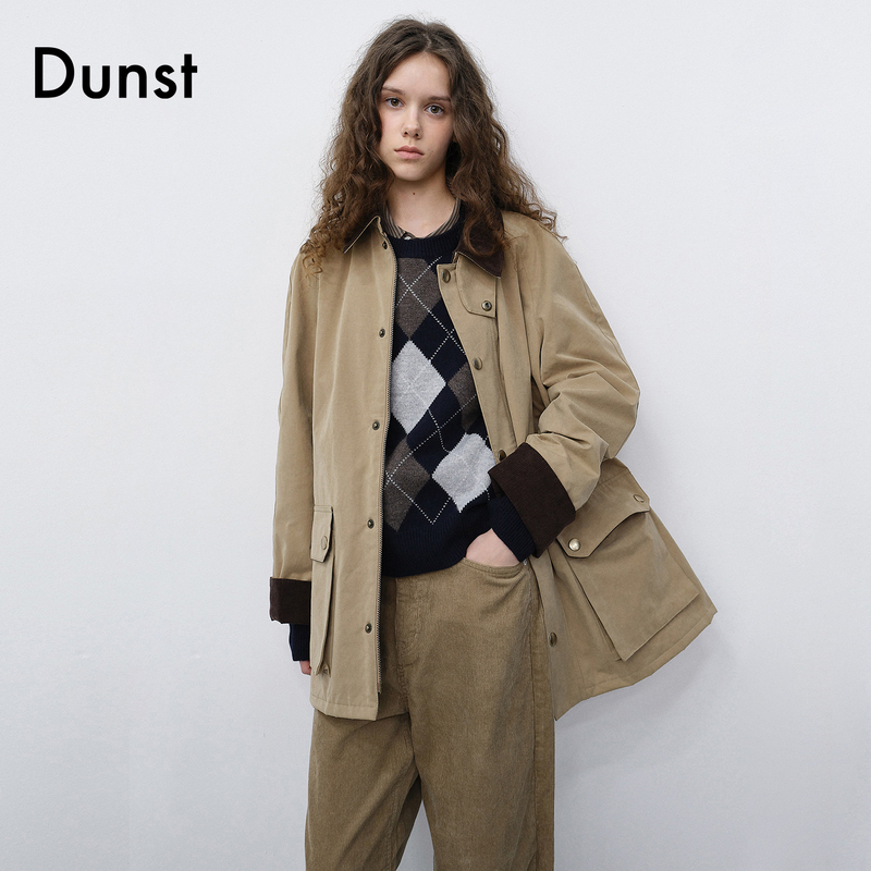 Dunst2026 Autumn New Unisex Cotton-Padded Multi-Pocket Vintage Workwear Jacket Udju6C111 Dunst2026 Autumn New Unisex Cotton-Padded Multi-Pocket Vintage Workwear Jacket Udju6C111
