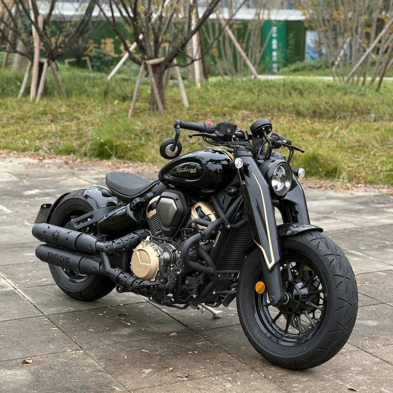 Benda Napoleon 450/250 Retro Cruiser Motorcycle V-Cylinder Efi Water-Cooled Bobbeb Motorcycle Can Be Registered Benda Napoleon 450/250 Retro Cruiser Motorcycle V-Cylinder Efi Water-Cooled Bobbeb Motorcycle Can Be Registered