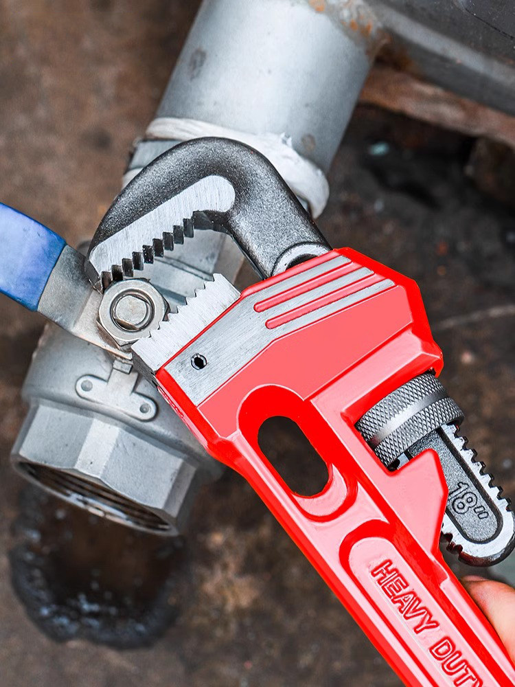 Pipe Wrench, Pipe Pliers, Wrench, Large Universal Pipe Wrench, Multi-Functional Universal Household Pipe Wrench, Hose Clamp 24inch