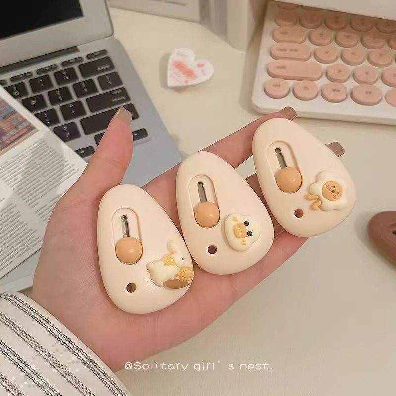 Utility Knife for Unpacking Express Delivery Artifact Mini Knife Paper Knife Handmade Knife Student Portable Unboxing Knife Cute