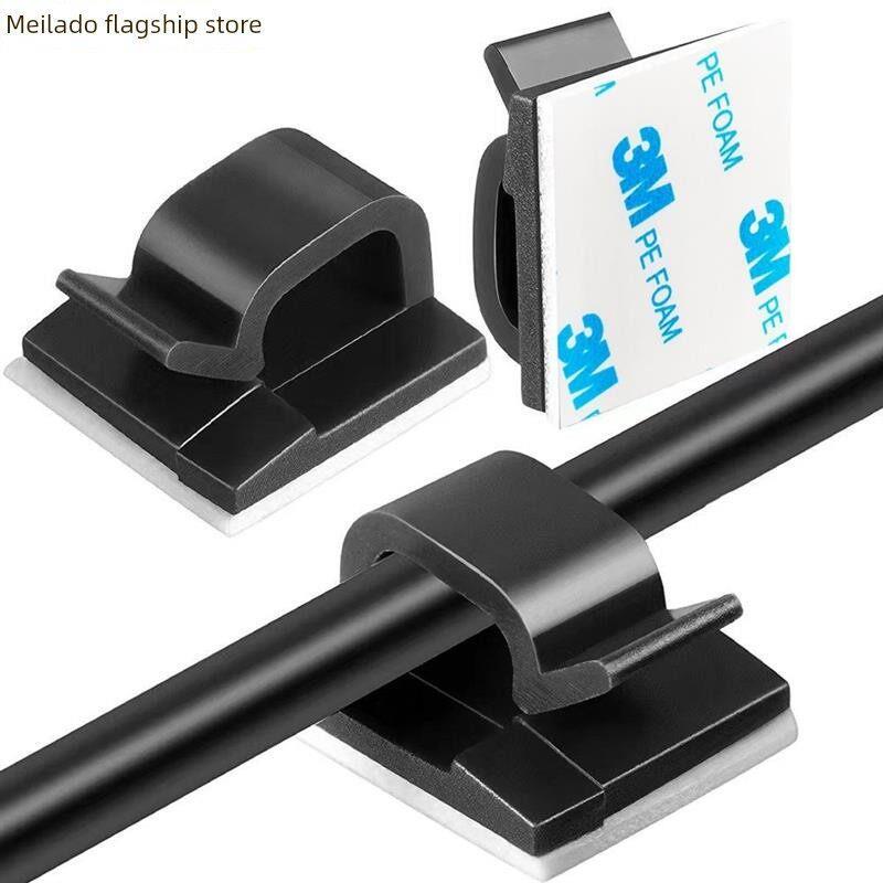 Self-Adhesive Cable Clips, Wall Wire Fixing Cable Organizers, No-Drill Wire Holders, Cable Clips