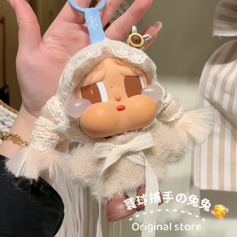 Bubble Mart Vacation Series Crybaby Beach Nap Doll Clothes Vinyl Crying Doll Clothes Vacation Outfit