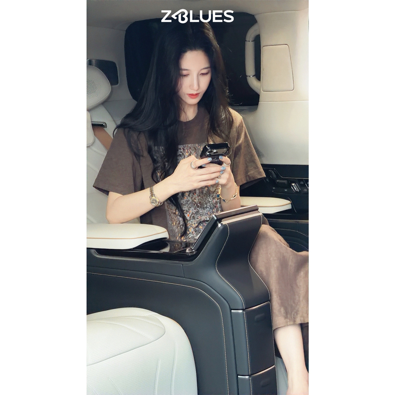 Zblues【Prairie Flower Ode】100% Cotton Artistic Abstract Floral Print T-Shirt for Women 2026 Early Autumn New Top