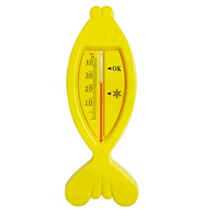 Small fish-shaped newborn baby thermometer baby bath water thermometer young children bath dry and wet thermometer