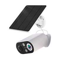 Outdoor waterproof low-power card machine solar voice intercom plug-in-free pan-tilt wireless wifi camera