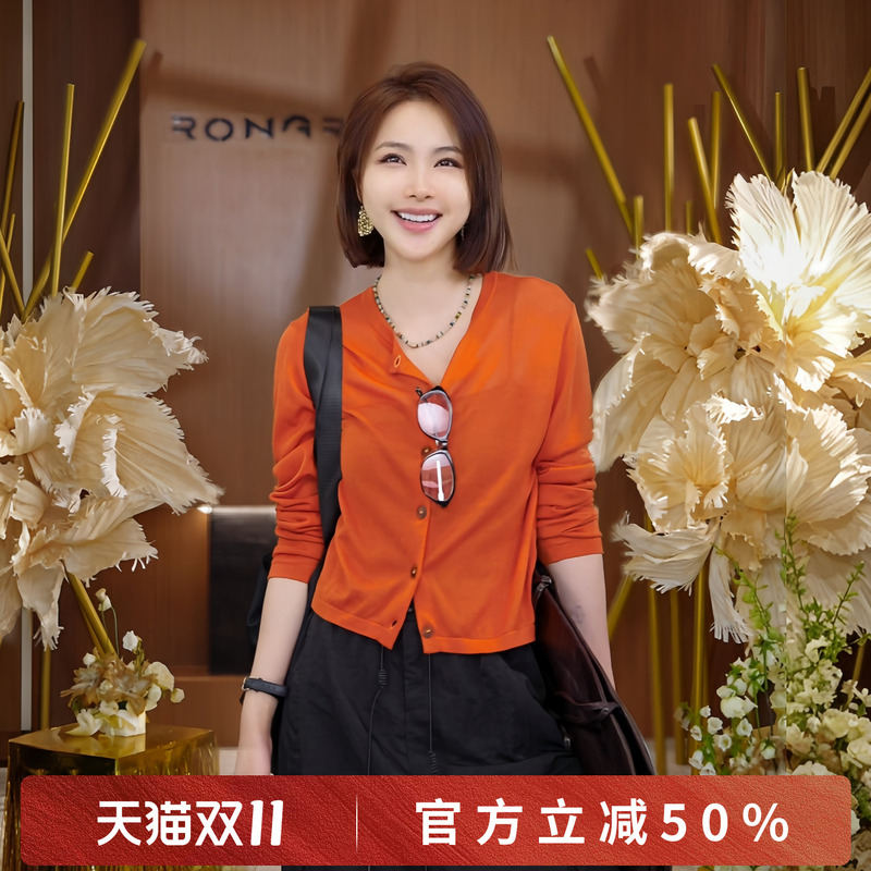Rongrong [Breathable Sun Protection Cardigan] Rongrong Breathable Cool Knit Cardigan 2606H9