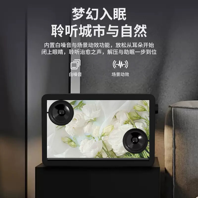 Huaqiangbei Bluetooth Speaker with Floating Transparent Lyrics Display, High-Quality Sound, Long Battery Life, 2026 New Model, Genuine Product