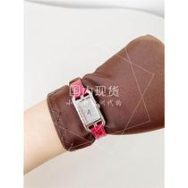 (Loluo Luxury) National Nantucket Snowflake Ladys Crocodile Leather Watch Full of Diamonds and Stars