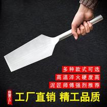 Brick knife stainless steel brick-laying wall artifact double-sided tile knife trowel masonry construction tool Chongqing brick knife