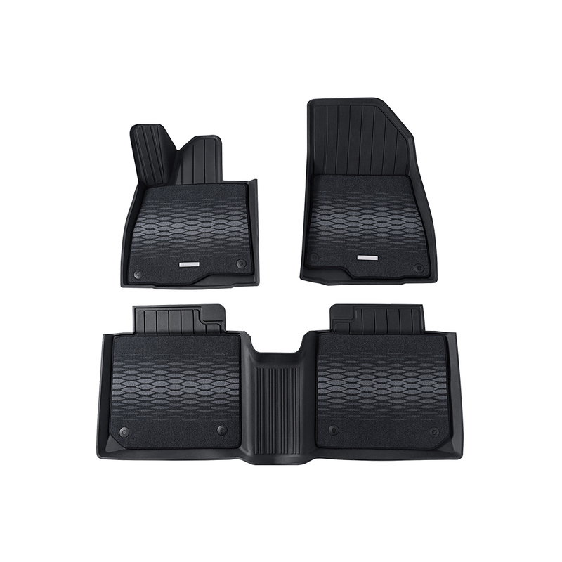 Jikr Official Genuine Product 007 Car-Specific Luxury Tpe Car Floor Mats for Driver and Passenger Seats