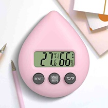 New foreign trade product water drop electronic thermometer and hygrometer home office school baby room creative home thermometer