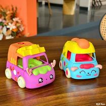 Assembled car cute car hamburger children loading car cartoon interactive disassembly and twisting DIY toys desserts parent-child gourmet screws