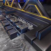 ktv sofa light luxury internet celebrity combination corner bar clear bar coffee table L-shaped box family karaoke sofa customization