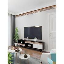 Chinese style ceiling corner line waist line acrylic mirror wall sticker border pattern living room background wall decorative strip