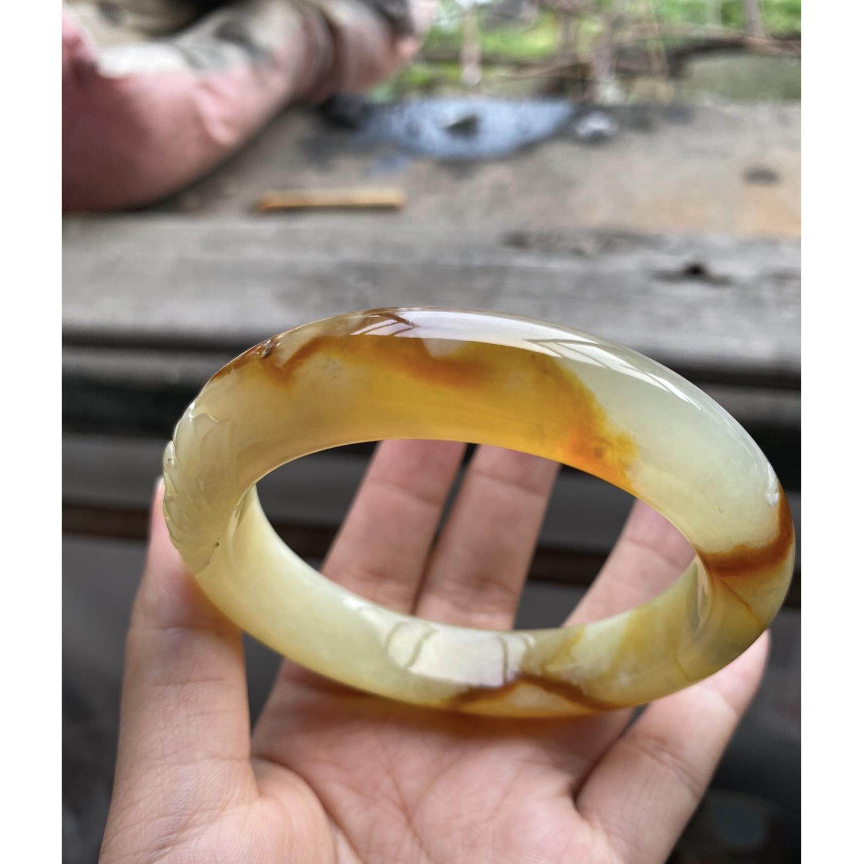 精品玉石王花玉血管红手镯：古韵之美，时尚之选！-手饰-淘宝好物网