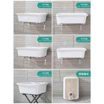 Kitchen ceramic dishwashing basin old-fashioned rectangular household water bucket dishwashing sink balcony single-slot outdoor laundry pool