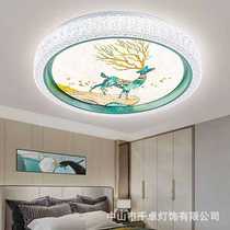 LED full spectrum bedroom lamp round Tmall Mijia smart remote control super bright eye protection childrens room ceiling lamp