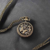 Retro Style Pocket Watch American Student Mens Halter Exquisite Exam Special Pendant Girls and Children Antique Small Watches