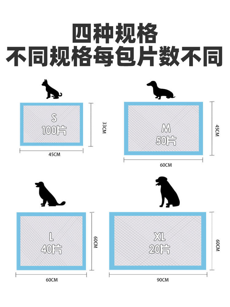 Pet Pee Pads, Thickened Training Pads, Deodorizing, Absorbent, Disposable Toilet Pads, Dog Supplies, Pet Pads