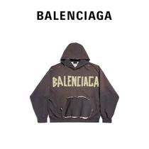 (Fashion brand) 24 summer new product TAPE TYPE mens large version hooded sweatshirt