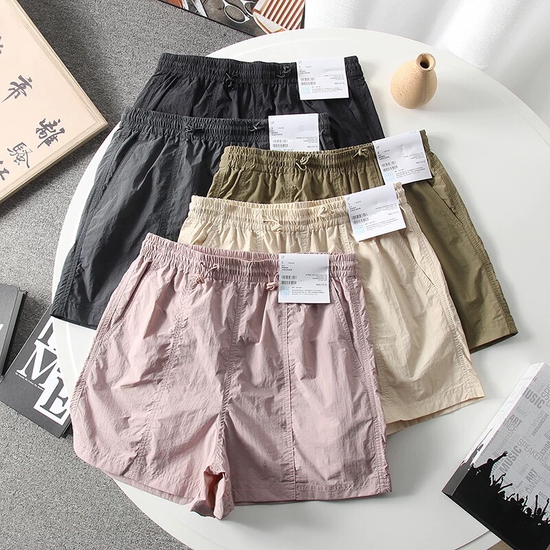 Beach Shorts & Fitting Room Casual Shorts Comfortable Sports Thin Mid-Length Shorts Five-Point Shorts Sweat-Absorbent Quick-Drying Pants 466384
