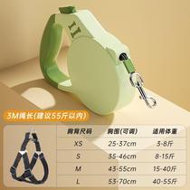 Cat leash walking from small dog supplies dog leash chain telescopic medium pet cat small outing·