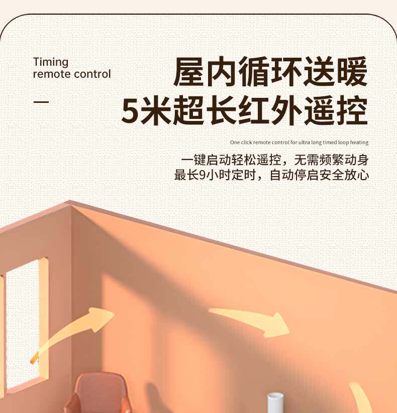 Обогреватель 亚都取暖器暖风机家用办公室小太阳节能省电速热桌面小型热风电暖 YADU