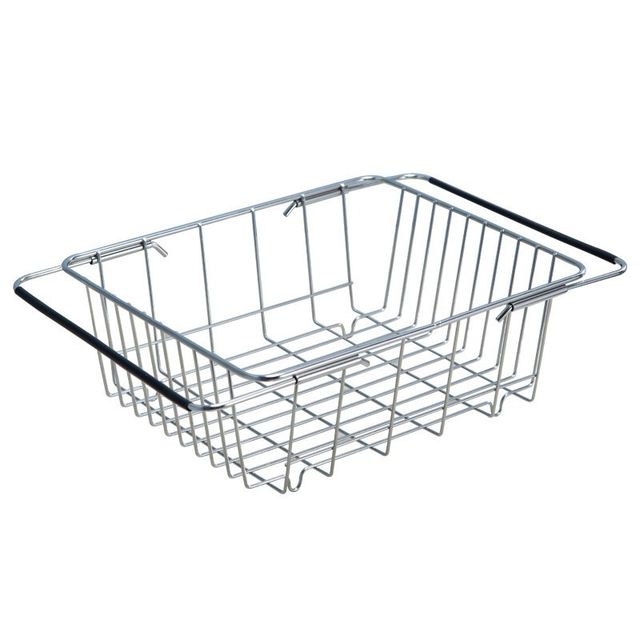 Kitchen sink drain rack 304 stainless steel dishwasher water filter I basket retractable basket leak pool filter storage rack