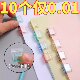 Candy transparent push-push clip anti-test paper fixer