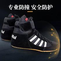 Boxing shoes for men and women low-top Sanda shoes high-top fighting training shoes wrestling shoes boots tendon-soled boxing shoes