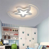 Acrylic ceiling lamp star moon bedroom lamp ultra-thin led creative personality boys and girls childrens room lamps