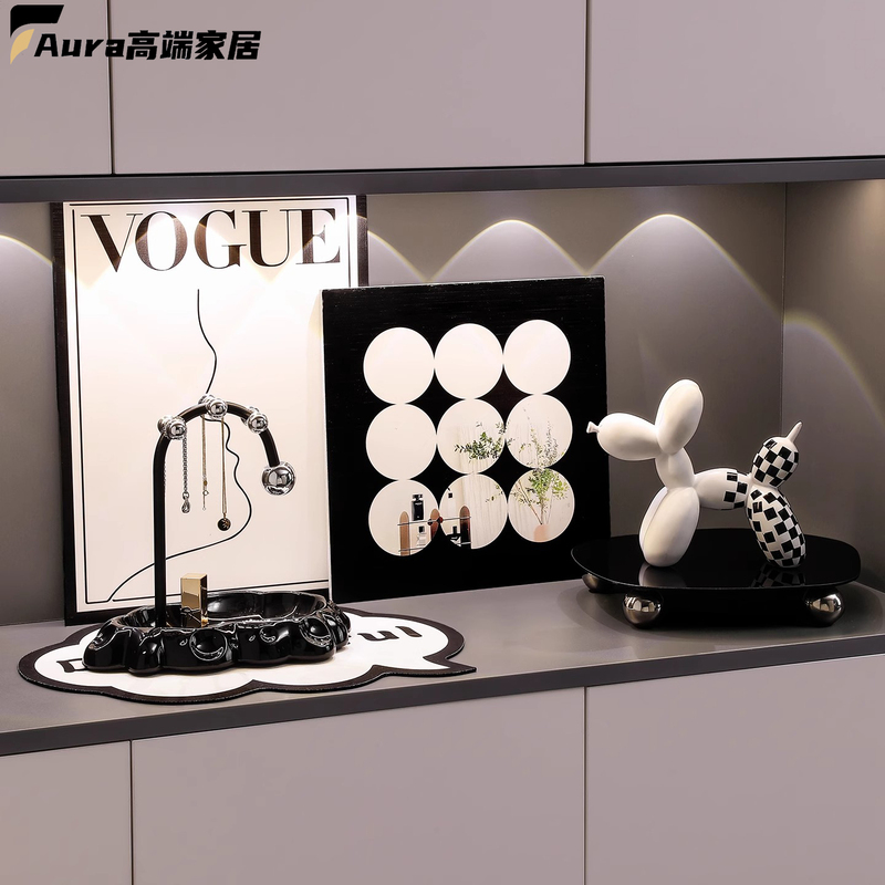 German High-End Entrance Key Storage Ornaments, Decorative Paintings, Entrance Door Exquisite and Simple Home Decoration
