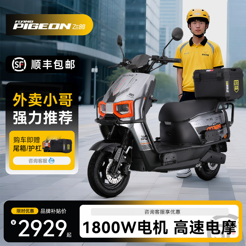 Специальный электромобиль Takeaway rider 2025 sky новый электрический мотоцикл с литиевой батареей 72 В, высокая скорость и длительный срок службы батареи Изображение 1