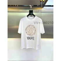 (Qingxin Direct Mail Short Sleeve Round Neck Big Perm 0 Pullover Pure Cotton Slim Half Sleeve Shirt