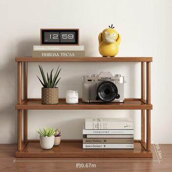 Desktop storage rack office multi-layer water cup rack study desk shelf storage kitchen countertop rack small bookshelves