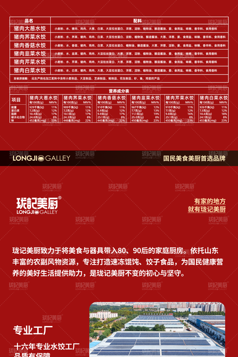 安享好物 安享D级饺子-珑记美厨猪肉大葱水饺 国标 