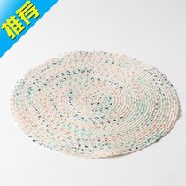 Japanese handmade anti-scald table mat for home dining ◆New product◆Insulated mat kitchen simple round plate mat