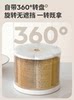 Petal-Shaped Rotating Grain Storage Container, Small Capacity Divided Storage Box for Grains and Rice, Household Kitchen Sealed and Moisture-Proof