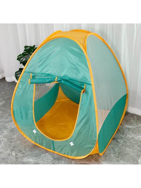 Foreign Trade Simulation Outdoor Camping Tent Children's Playhouse Pretend Play Green Picnic Tableware Camping Set Toys