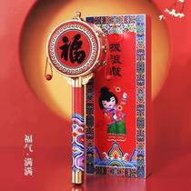 Rattle baby Chinese style chewable hand rattle baby traditional old-fashioned newborn rattle toy